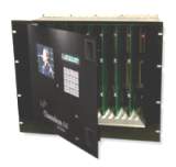 modular audio/video routing switcher expandable to a 64x64 matrix in a single 9U rackframe