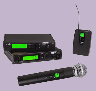 Shure ULX Wireless System available from Overdrive Productions